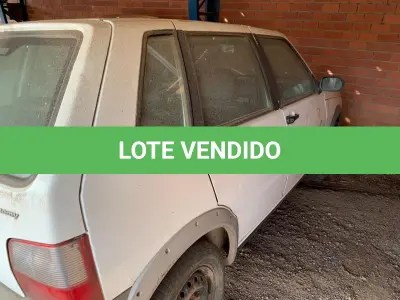 LOTE 006 - FIAT/UNO MILLE WAY ECONO, placas IQB-4489, flex, ano 2009 e modelo 2010, cor branca