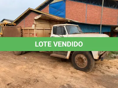 LOTE 002 - CAMINHÃO FORD F14000, placas IHN-6844, diesel, ano e modelo 1990, cor branca