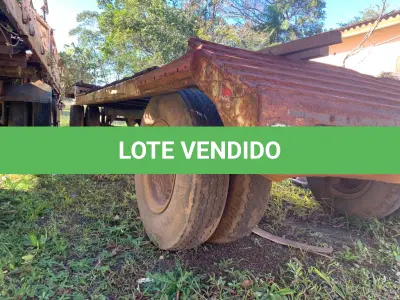 LOTE 003 - REBOQUE CARROÇÃO PARA MÁQUINAS