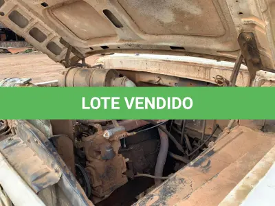 LOTE 002 - CAMINHÃO FORD F14000, placas IHN-6844, diesel, ano e modelo 1990, cor branca