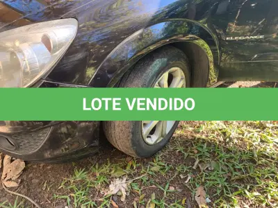 LOTE 009 - VEÍCULO GM VECTRA SEDAN ELEGANCE placa IQG 0326, Flex, ano 2009 modelo 2010, cor preta