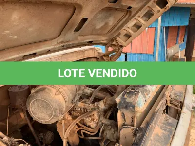 LOTE 002 - CAMINHÃO FORD F14000, placas IHN-6844, diesel, ano e modelo 1990, cor branca