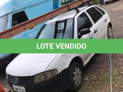LOTE 011 - VEÍCULO VOLKSWAGEN GOL, PLUS 1.0, ANO 2006
