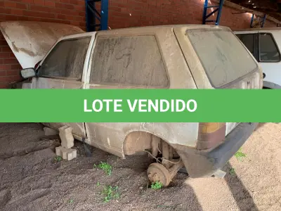 LOTE 005 - FIAT/UNO MILLE FIRE, placas ILN-6476, gasolina, ano 2003 e modelo 2003, cor branca