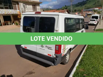 LOTE 003 - VEÍCULO FIAT/DUCATO MINIBUS, ano 2012 e modelo 2013