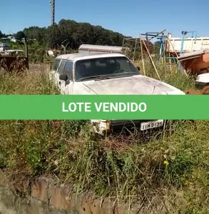 LOTE 007 - VEÍCULO GM/CARAVAN SL, 5P 82CV, gasolina, ano e modelo 1990, cor branca.