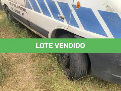 LOTE 001 - CAMINHONETE AMBULÂNCIA, PEUGEOT/BOXER, HDI TCA, ano 2011, modelo 2012