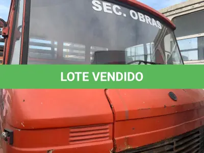 LOTE 002 - CAMINHÃO MERCEDES BENZ, L 608 D, ano 1982, modelo 1982