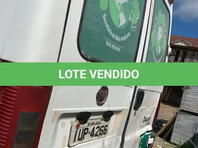 LOTE 005 - MICROONIBUS AMBULÂNCIA FIAT/DUCATO, MC TCA, PLACAS IUP4266, diesel, branca, ano 2013, modelo 2014