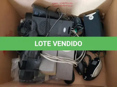 LOTE 008 - Equipamentos de Informática - CPUs, Nobreak, Estabilizador, impressoras, teclados, mouses, caixas de som, entre outros