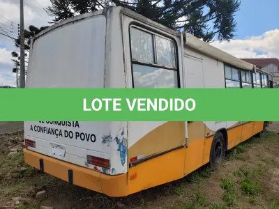 LOTE 002 - ÔNIBUS MERCEDES BENZ, OF 1318, IEA-3759, diesel, branco, ano e  modelo 1991