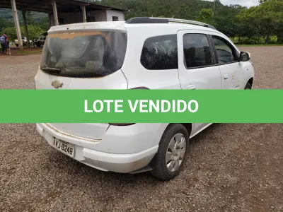 LOTE 003 - AUTOMÓVEL CHEVROLET, SPIN 1.8 L MT LTZ, ano de fabricação/modelo 2013/2014