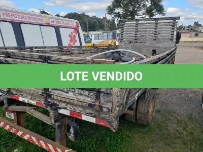 LOTE 001 - CAMINHÃO FORD/CARGO, 712, PLACAS IQG-9667, diesel, prata, ano 2009,  modelo 2010