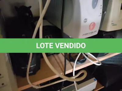 LOTE 008 - Equipamentos de Informática - CPUs, Nobreak, Estabilizador, impressoras, teclados, mouses, caixas de som, entre outros