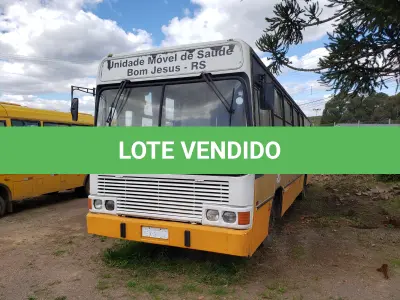 LOTE 002 - ÔNIBUS MERCEDES BENZ, OF 1318, IEA-3759, diesel, branco, ano e  modelo 1991