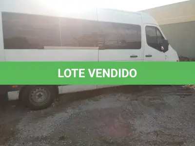 LOTE 007 - MICROONIBUS RENAULT/MASTER VITRÉ, L3H2, TCA MIC,PLACAS IYC9533, diesel, branca ano 2017, modelo 2018