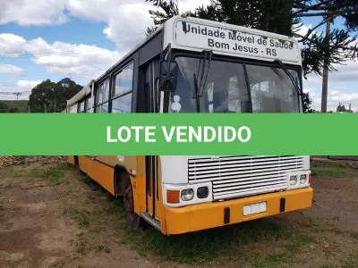 LOTE 002 - ÔNIBUS MERCEDES BENZ, OF 1318, IEA-3759, diesel, branco, ano e  modelo 1991
