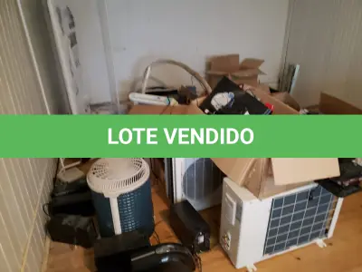 LOTE 010 - SUCATAS DE INFORMÁTICA E ELETRÔNICOS – No Breaks, impressoras,  ar-condicionado, forno