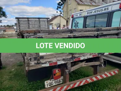 LOTE 001 - CAMINHÃO FORD/CARGO, 712, PLACAS IQG-9667, diesel, prata, ano 2009,  modelo 2010