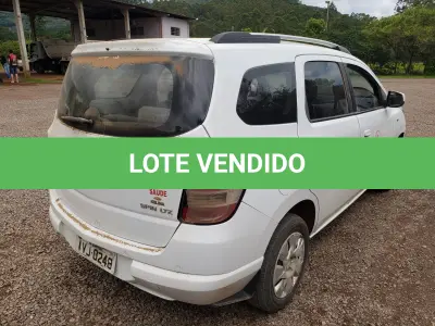LOTE 003 - AUTOMÓVEL CHEVROLET, SPIN 1.8 L MT LTZ, ano de fabricação/modelo 2013/2014