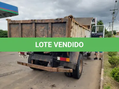 LOTE 003 - CAMINHÃO BASCULANTE M. BENZ/L 1618, ano de fabricação/modelo 1990/1991