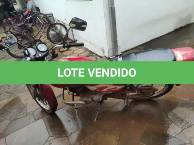 LOTE 002 - MOTOCICLETA HONDA /CG 125 TITAN KS, gasolina, placas ILE 7111, ano e modelo 2003