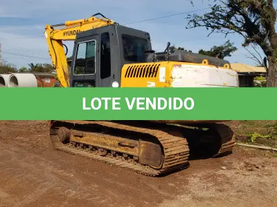 LOTE 003 - ESCAVADEIRA HYUNDAI, 140 LC7, DIESEL, ANO/MODELO 2011, 5.827 H