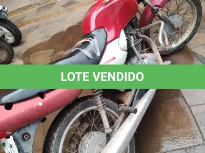 LOTE 002 - MOTOCICLETA HONDA /CG 125 TITAN KS, gasolina, placas ILE 7111, ano e modelo 2003