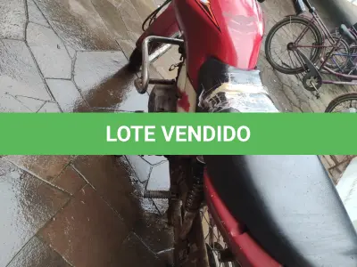 LOTE 002 - MOTOCICLETA HONDA /CG 125 TITAN KS, gasolina, placas ILE 7111, ano e modelo 2003