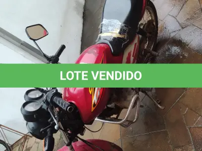 LOTE 002 - MOTOCICLETA HONDA /CG 125 TITAN KS, gasolina, placas ILE 7111, ano e modelo 2003