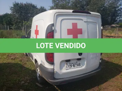 LOTE 003 - AMBULÂNCIA FIAT FIORINO, PLACA IYX-6746, ANO 2018, MODELO 2019