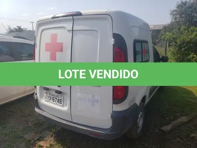 LOTE 003 - AMBULÂNCIA FIAT FIORINO, PLACA IYX-6746, ANO 2018, MODELO 2019