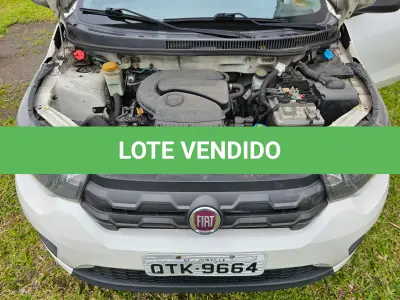 LOTE 002 - Um veículo automóvel FIAT/MOBI LIKE (Nacional) , corbranca, a álcool/gasolina, ano de fabricação e modelo 2019/2020, placa QTK9664