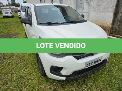 LOTE 002 - Um veículo automóvel FIAT/MOBI LIKE (Nacional) , corbranca, a álcool/gasolina, ano de fabricação e modelo 2019/2020, placa QTK9664