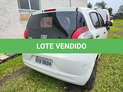 LOTE 003 - Um veículo automóvel FIAT/MOBI LIKE (Nacional) , cor branca, a álcool/gasolina, ano de fabricação e modelo 2019/2020, placa QTK9694