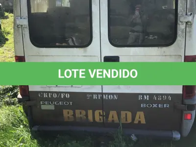 LOTE 084 - PEUGEOT/BO XER 16 LUG