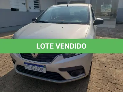 LOTE 006 - UM VEÍCULO RENAULT LOGAN LIFE 10MT, PLACA DRB-2J98, ANO 2019, MODELO 2020, COM APROX 140.000 KM