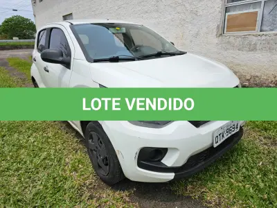 LOTE 003 - Um veículo automóvel FIAT/MOBI LIKE (Nacional) , cor branca, a álcool/gasolina, ano de fabricação e modelo 2019/2020, placa QTK9694