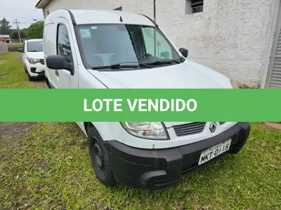 LOTE 001 - Um veículo caminhonete RENAULT KGOO EXPRESS16 (Importado) , cor branca, a álcool/gasolina, ano de fabricação e modelo2013/2014, placa MKT0115