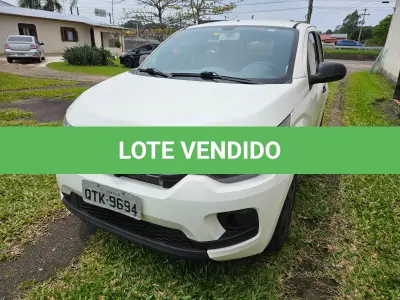 LOTE 003 - Um veículo automóvel FIAT/MOBI LIKE (Nacional) , cor branca, a álcool/gasolina, ano de fabricação e modelo 2019/2020, placa QTK9694
