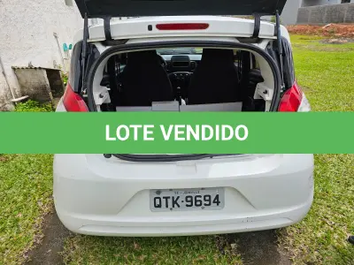 LOTE 003 - Um veículo automóvel FIAT/MOBI LIKE (Nacional) , cor branca, a álcool/gasolina, ano de fabricação e modelo 2019/2020, placa QTK9694