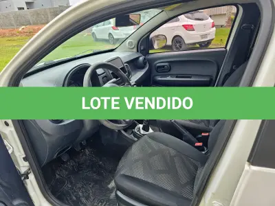 LOTE 003 - Um veículo automóvel FIAT/MOBI LIKE (Nacional) , cor branca, a álcool/gasolina, ano de fabricação e modelo 2019/2020, placa QTK9694