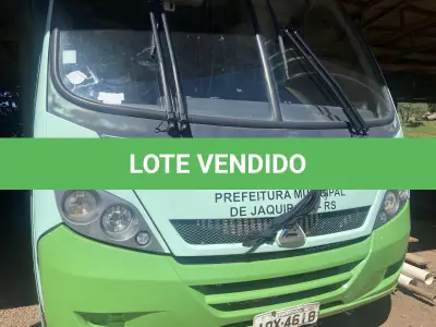 LOTE 001 - UM ÔNIBUS AGRALE/NEOBUS TH, DIESEL, PLACAS IQX-4618, ANO 2010, MODELO 2010