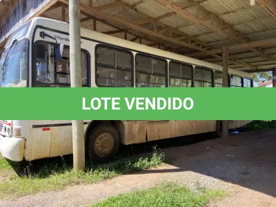 LOTE 002 - UM ÔNIBUS MERCEDES BENZ/OF 1620, DIESEL, PLACAS KGH-9502, ANO 1996, MODELO 1997 (SEM FUNCIONAMENTO)