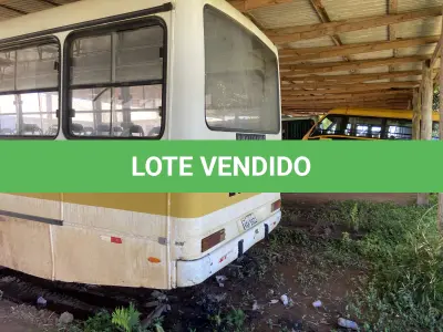 LOTE 002 - UM ÔNIBUS MERCEDES BENZ/OF 1620, DIESEL, PLACAS KGH-9502, ANO 1996, MODELO 1997 (SEM FUNCIONAMENTO)