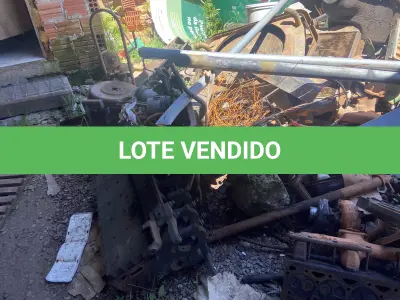 LOTE 026 - SUCATA DE FERRO