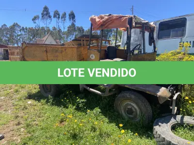 LOTE 024 - CARRETINHA AGRICOLA/ AGRALE, DIESEL (EM ESTADO DE SUCATA)