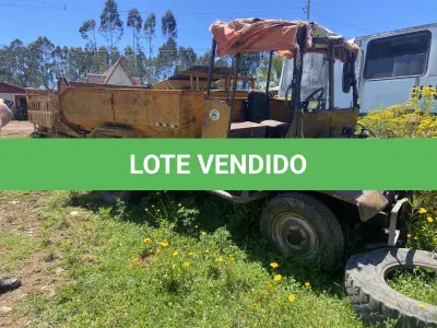 LOTE 024 - CARRETINHA AGRICOLA/ AGRALE, DIESEL (EM ESTADO DE SUCATA)