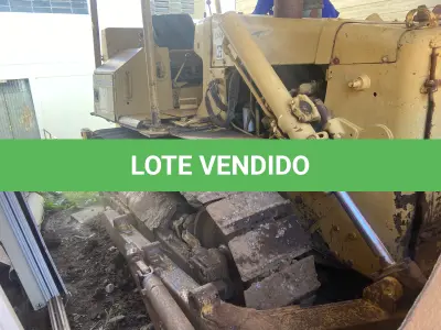 LOTE 014 - TRATOR DE ESTEIRA CATERPILAR D4E, DIESEL, ANO/MODELO 1989