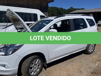 LOTE 008 - UM VEÍCULO CHEVROLET/SPIN 1.8 LTZ, FLEX, PLACAS IXH-6791, ANO 2016, MODELO 2016